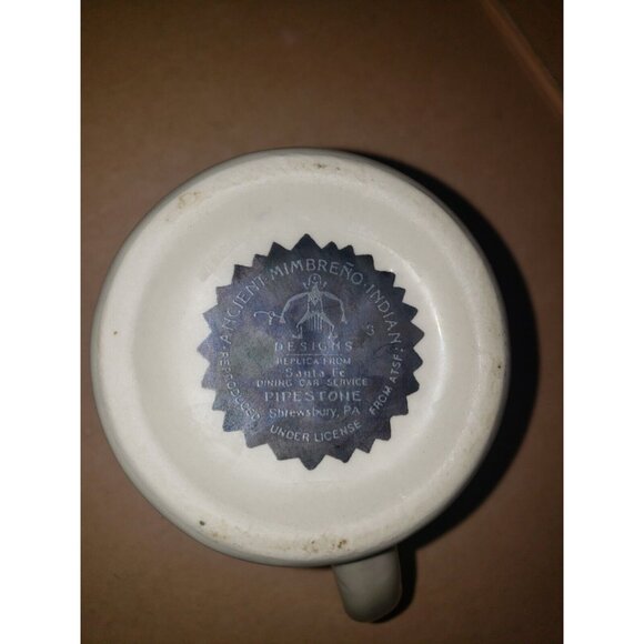 Pipestone Ancient Mimbreno Indian Santa Fe Dining  MUG Lizard EUC!! - Picture 3 of 5